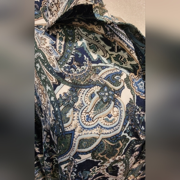 Roz & Ali Paisley Top - Size XL - Picture 2 of 8